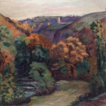 The Ruins of Crozant Castle, 1899