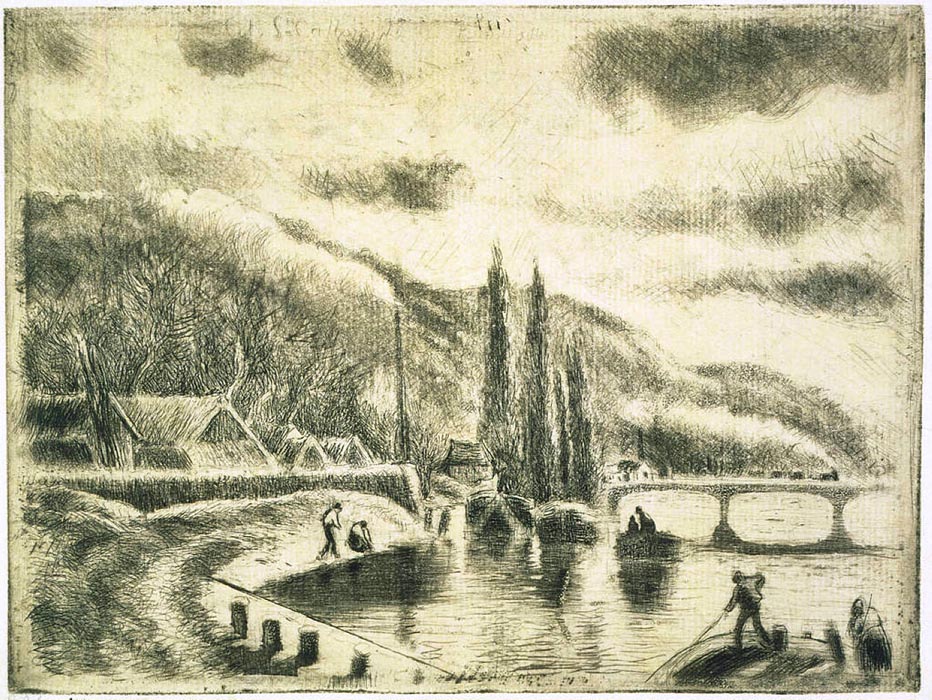 The Sainte-Catherine Bank in Rouen, 1883