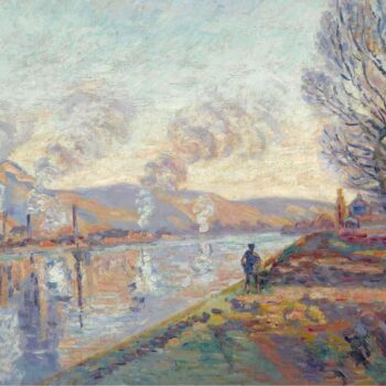 The Seine at Rouen, 1890