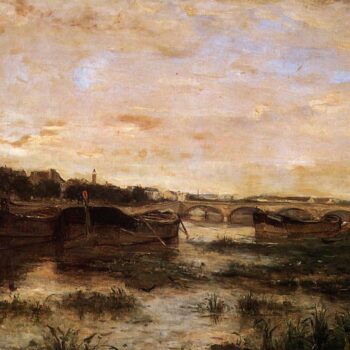 The Seine below the Pont d'Lena - 1866