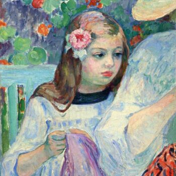 The Sewing Lesson (detail), 1905-06