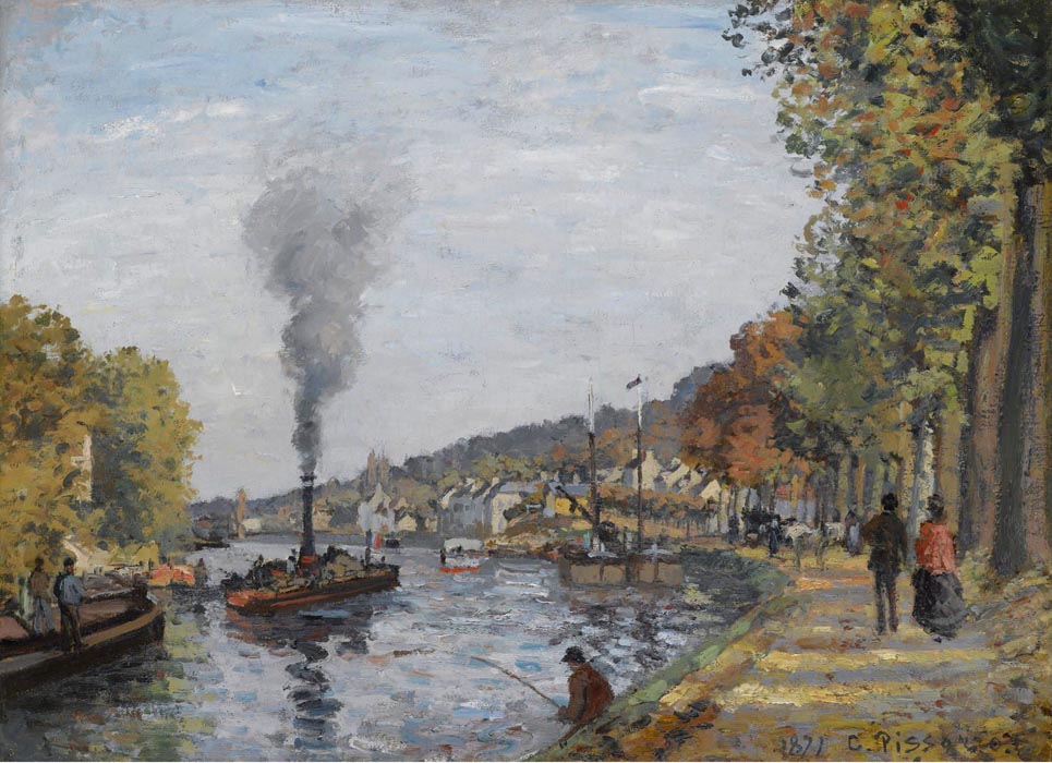 The Siene at Bougival, 1871