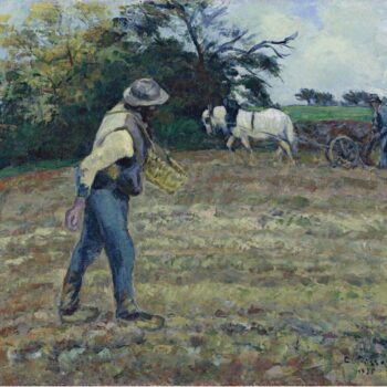 The Sower and the Ploughman, Montfoucault, 1875
