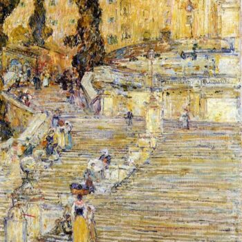 The Spanish Steps, Rome, 1897