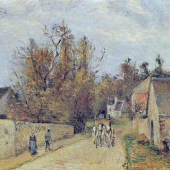 The Stage on the Road from Ennery to the Hermigate, Pontoise, 1877