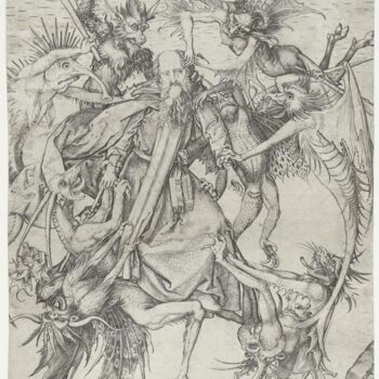 The Temptation of St. Anthony. 1470-1490