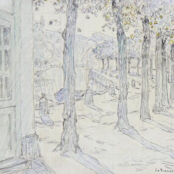 The Trees near the River, Quimperle, 1923