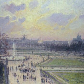 The Tuileries, Bassin - Afternoon, 1900