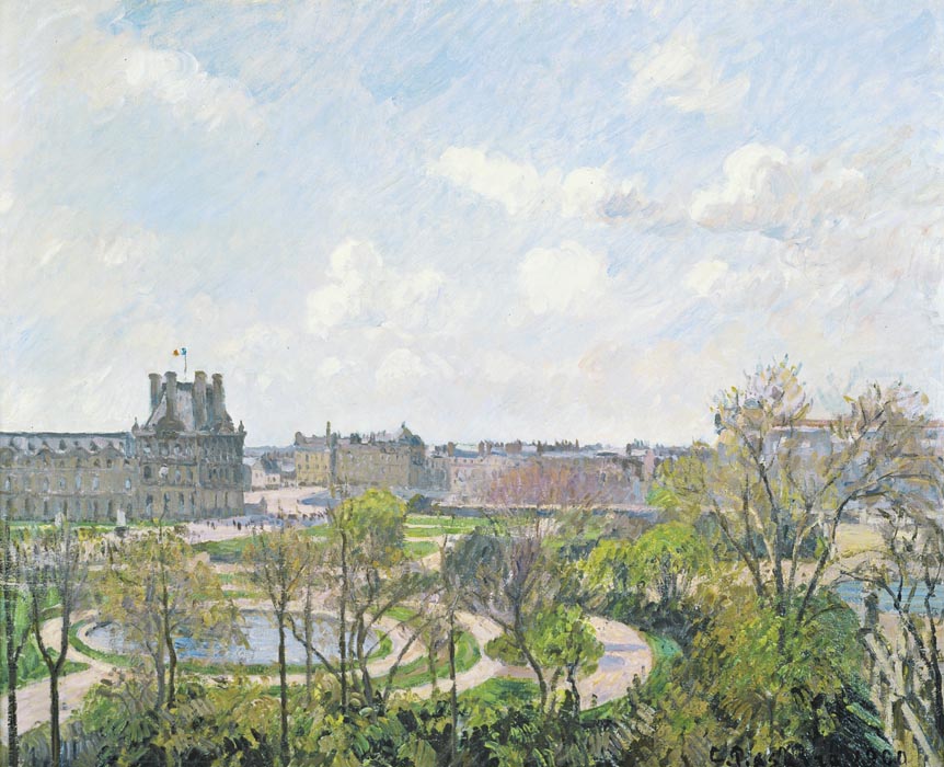 The Tuileries Garden, Morning, Spring, 1900