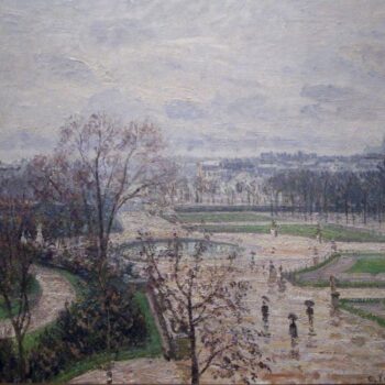 The Tuileries Garden, Raining, 1890