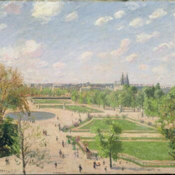 The Tuileries Gardens - Morning, Spring, Sun, 1899