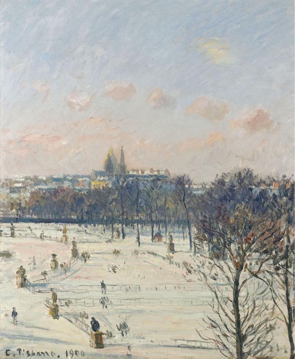 The Tuileries, Snow Effect, 1900