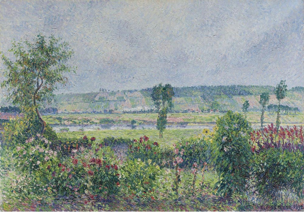 The Valley of the Siene near Damps, the Garden of Octave Mirbeau, 1892