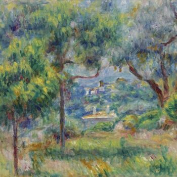 The Village at Cagnes, View from the Terrace of Collettes