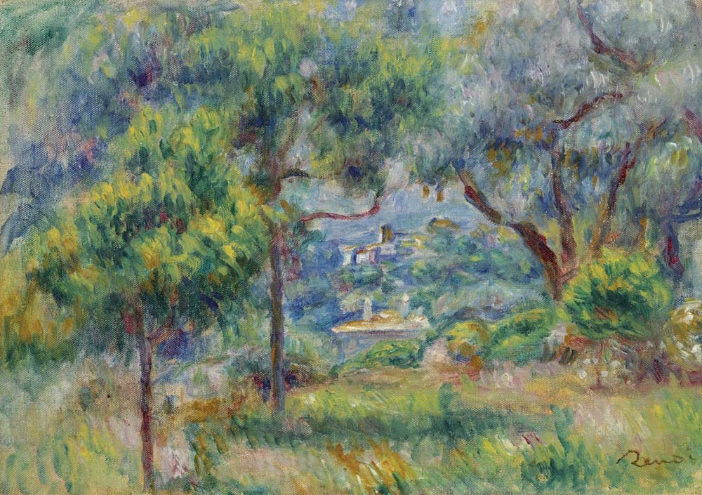 The Village at Cagnes, View from the Terrace of Collettes