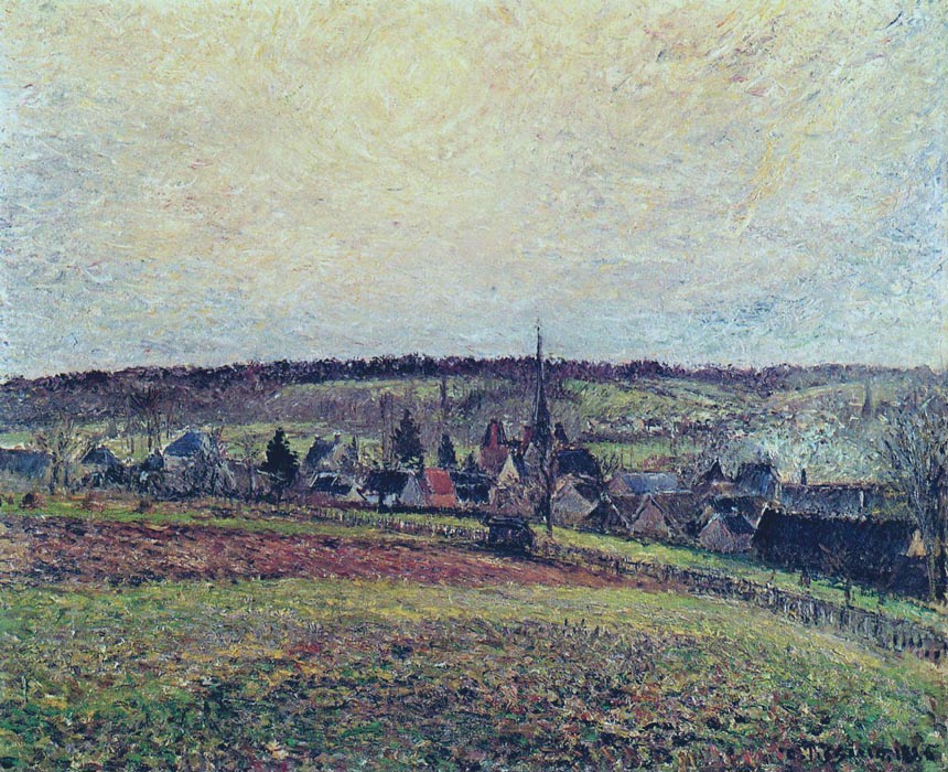 The Village of Eragny, 1885
