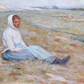 The Young Shepherdess, Etaples, 1890