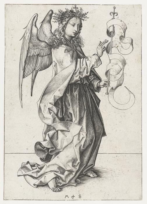 The angel Gabriel. ca. 1485 - ca. 1490