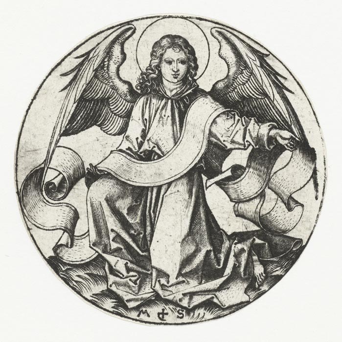 The angel of the evangelist Matthew. 1470-1490