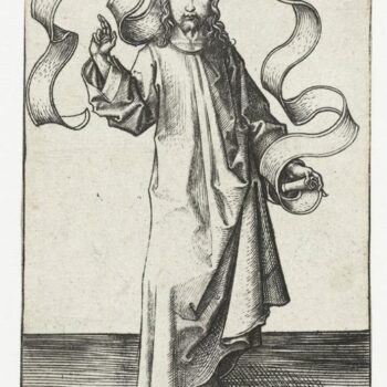 The blessing Christ. 1470-1490