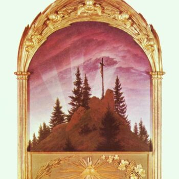 The cross at the mountain