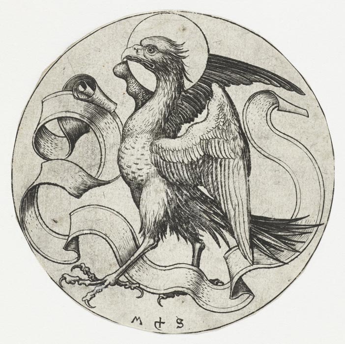 The eagle of John the Evangelist. 1470-1490