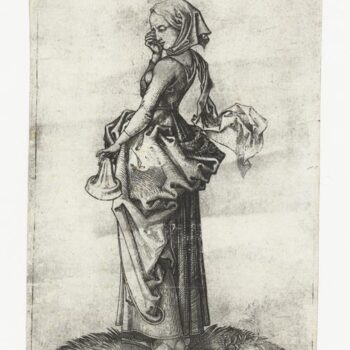 The fifth foolish virgin. 1470-1490