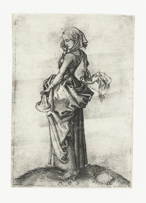 The fifth foolish virgin. 1470-1490