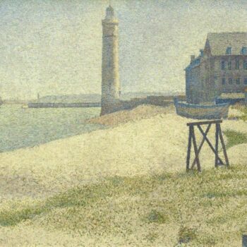 The lighthouse at honfleur 1886