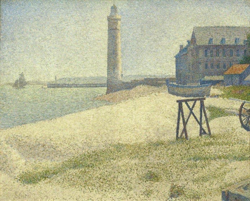 The lighthouse at honfleur 1886