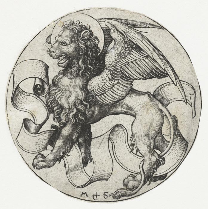 The lion of Mark the Evangelist. 1470-1490