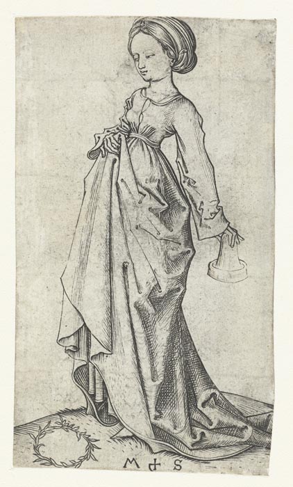 The second foolish virgin 1. 1470-1490