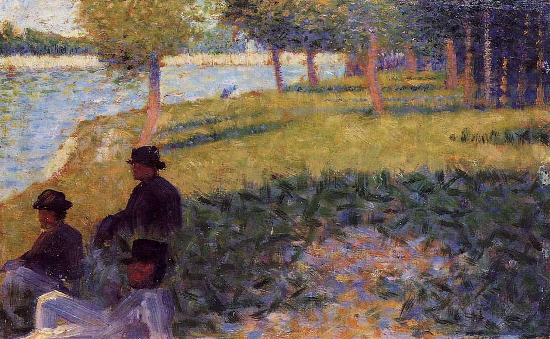 Three Men Seated, 1884