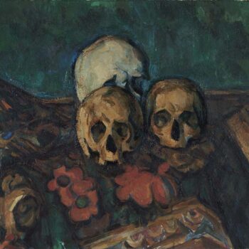 Three Skulls on an Oriental Rug, 1904