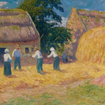 Threshing of Grain, 1897