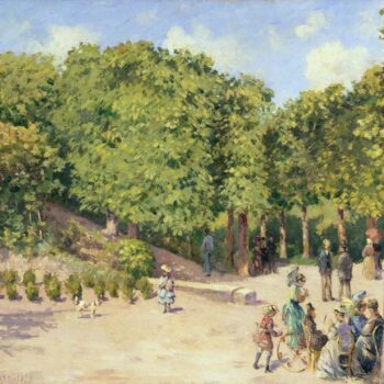 Town Garden in Pontoise, 1873