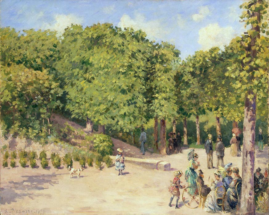 Town Garden in Pontoise, 1873