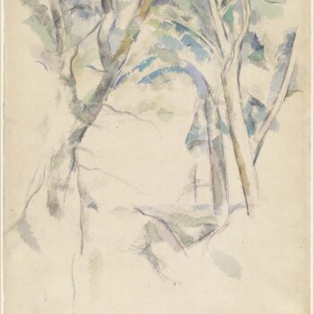 Trees Leaning over Rocks, 1892