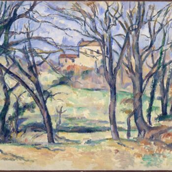 Trees and Houses near the Jas de Bouffan, 1885-86