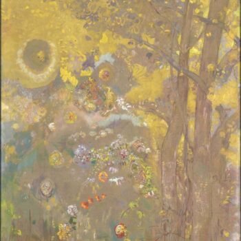 Trees on a Yellow Background, 1901