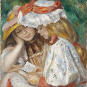 Two Girls Reading