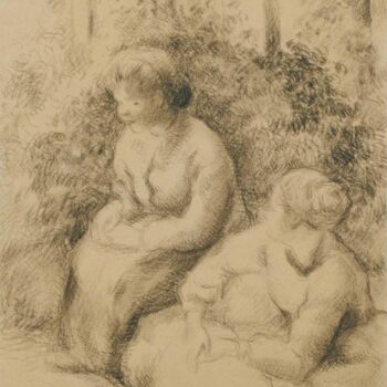 Two Peasants Seated, 1881