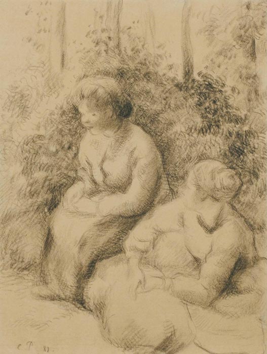 Two Peasants Seated, 1881