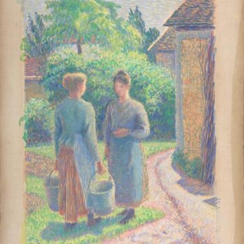 Two Women in a Garden, 1888