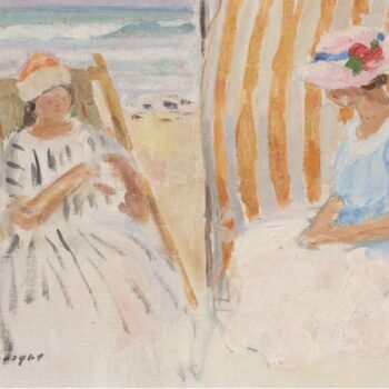 Two Young Women on the Beach of Saint-Jean-de-Monts