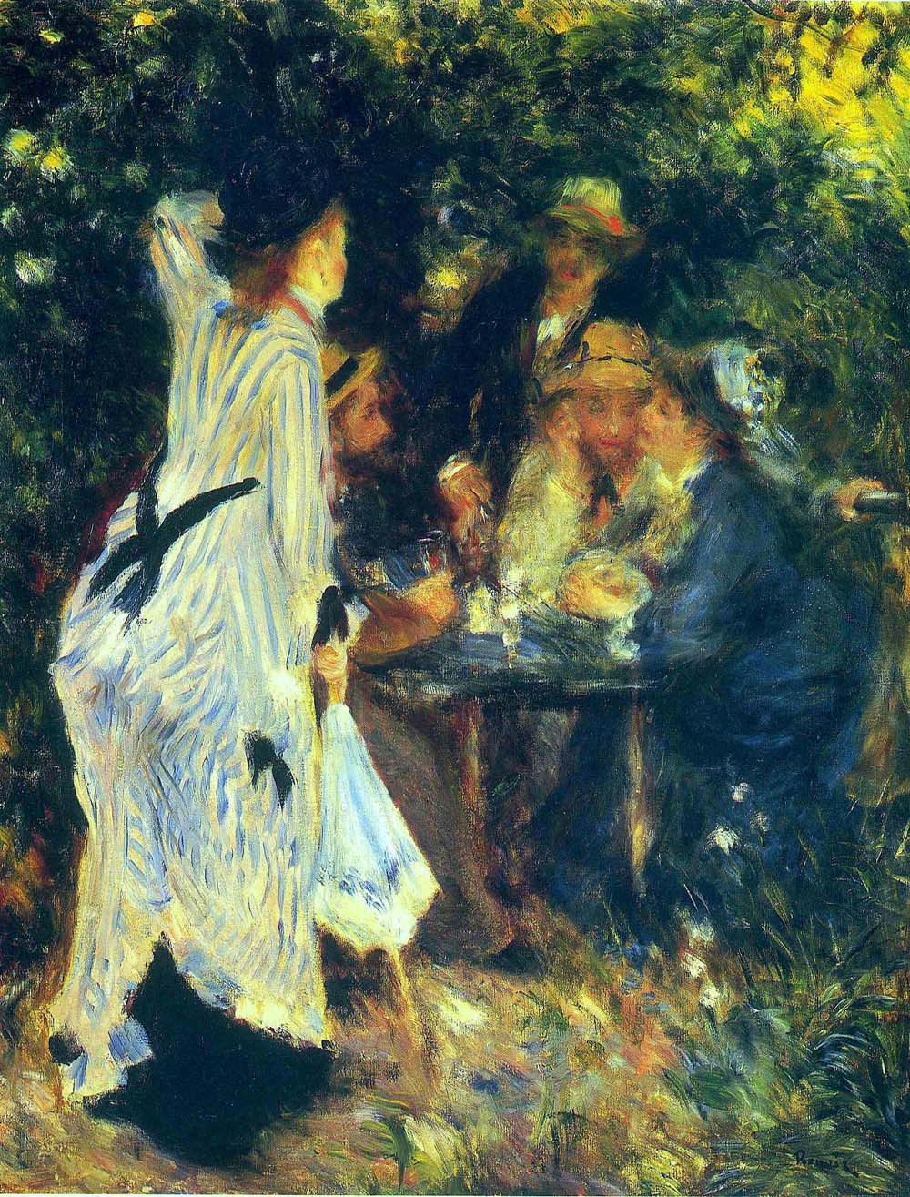 Under the Arbor at the Moulin de la Galette, 1876