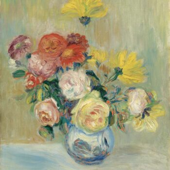 Vase of Roses and Dahlias, 1883-84
