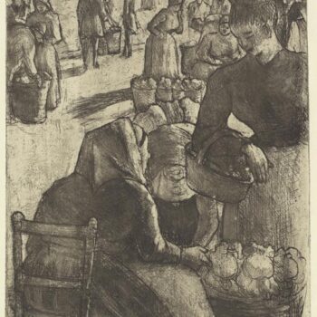 Vegetable Market at Pontoise, 1891