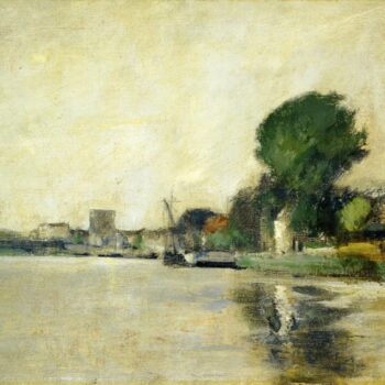 View along a River, 1883-85