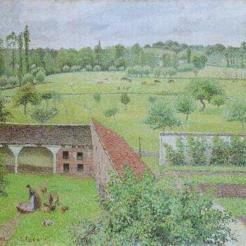 View from the Artist`s Window, Eragny, 1886-88